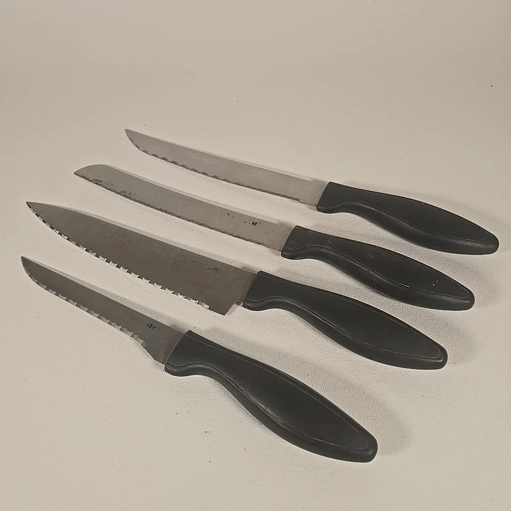 4 Chefmate Long‎ Knives - Carver, Boning, Bread & Chef